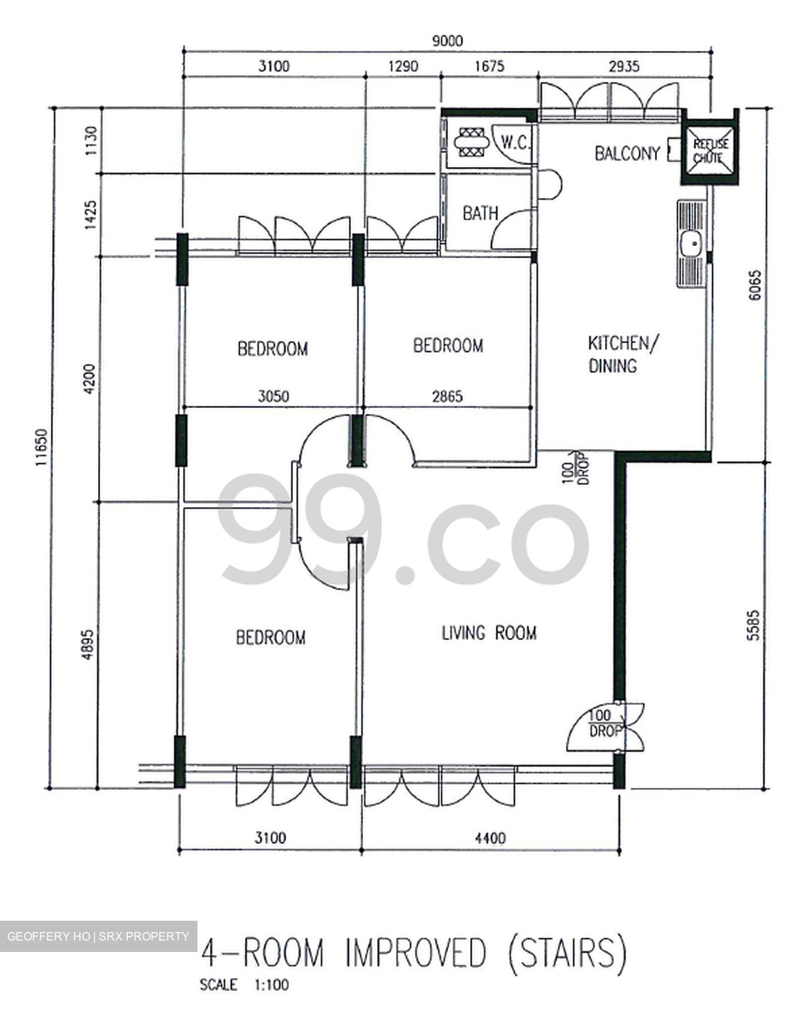 Blk 3 Farrer Gardens (Bukit Timah), HDB 4 Rooms #528574611